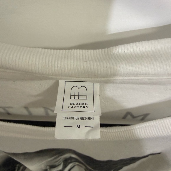 Sam Smith White Graphic Crewneck T-Shirt - Picture 3 of 4